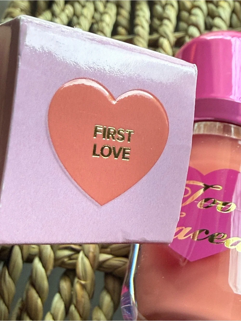 Too Faced Love Flush Liquid Blush First Love Glowing Blush Full Size New